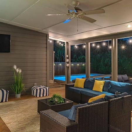 Serene Pool & Firepit In Stunning Home By Airport San Antonio Ngoại thất bức ảnh